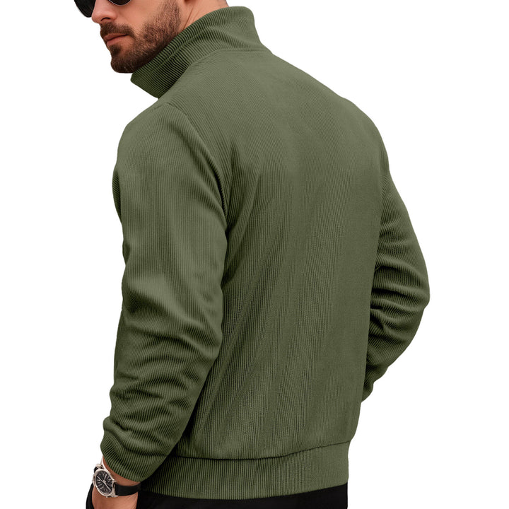 Herren lässiger Steppjacke mit Kapuze Echoarchiv