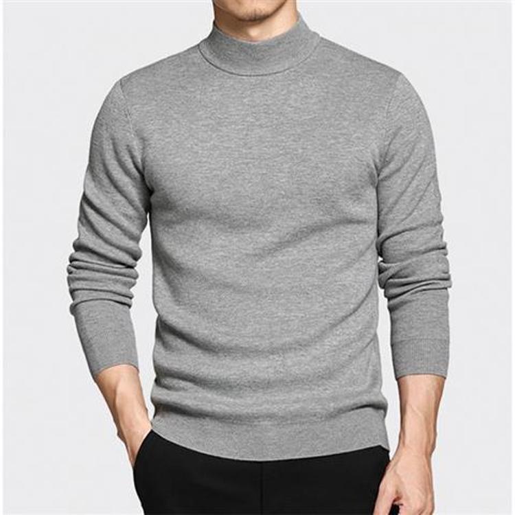 Herren Hochwertiger Rollkragenpullover Echoarchiv