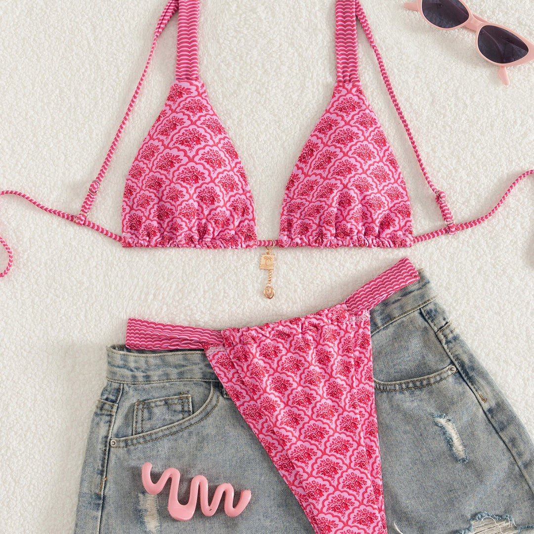 Damen Bikini-Set mit floralem Design Echo Archiv