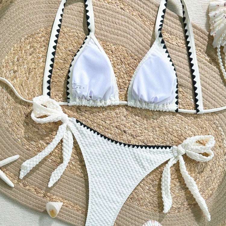 Damen Bikini-Set mit raffinierten Rüschendetails und verstellbaren Trägern Echo Archiv