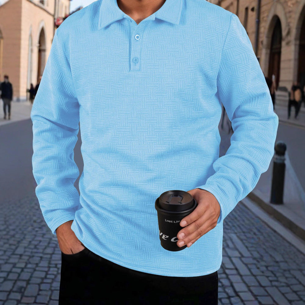 Herren Langarm Polo Hemd Echoarchiv
