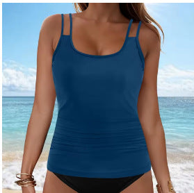 Damen Tankini-Oberteil mit modischem Rüschendesign Echo Archiv