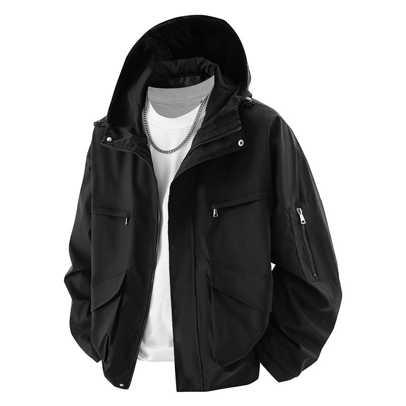 Herren praktische Outdoor-Jacke mit mehreren Taschen Echoarchiv