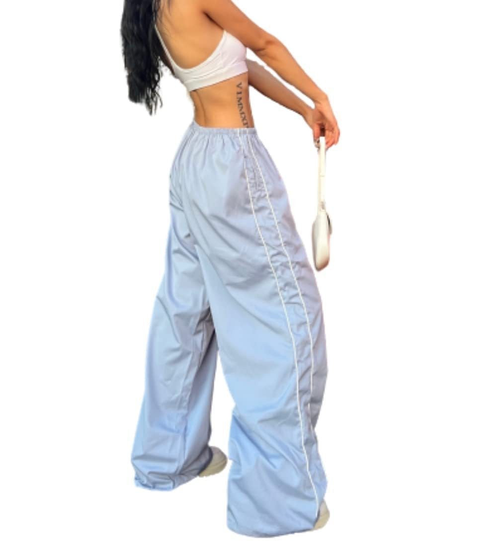 Damen Sportliche High-Waist Freizehhosen Echoarchiv