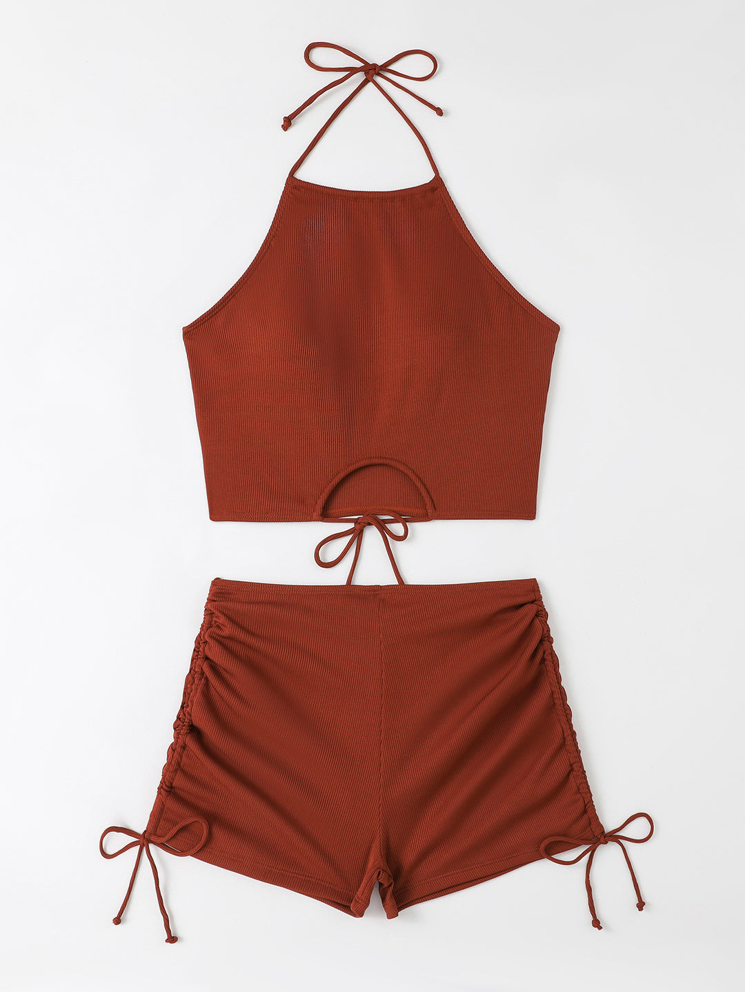 Damen Freizeit-Bikini-Set mit Raffungen Echo Archiv