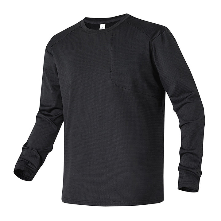 Herren Langarm Funktionsshirt mit atmungsaktivem Material und innovativem Design Echoarchiv