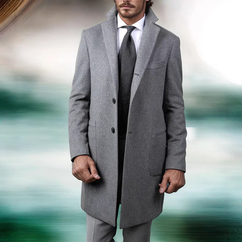 Herren eleganter Langblazer im modernen Schnitt Echoarchiv
