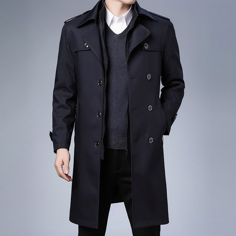 Herren Eleganter Trenchcoat Echo Archiv