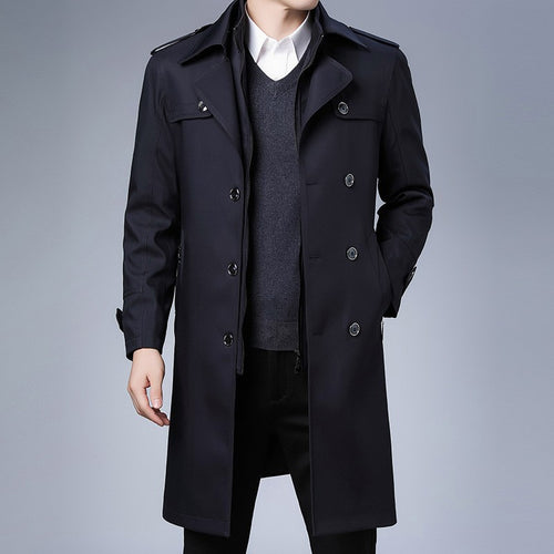 Herren Eleganter Trenchcoat Echo Archiv
