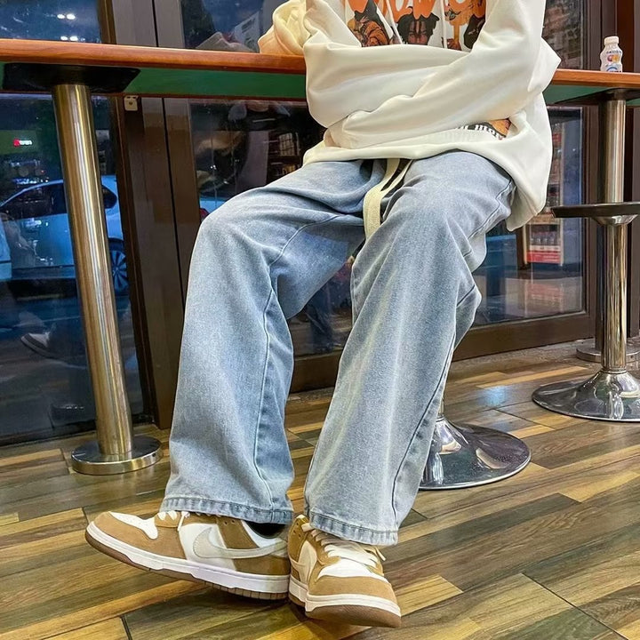 Herren Komfortable und modische Baggy-Jeans Echoarchiv