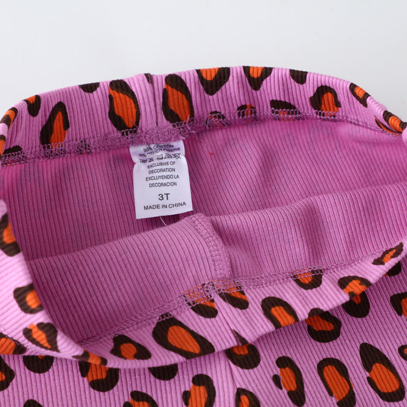 Damen legere Leggings mit animalischem Muster Echo Archiv