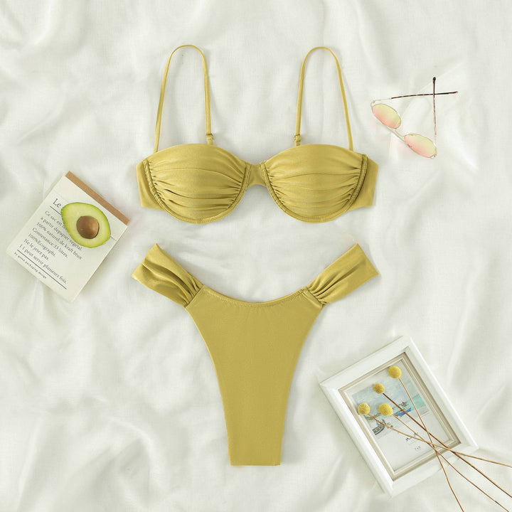 Damen Balconette Bikini mit Rüschendetails Echo Archiv
