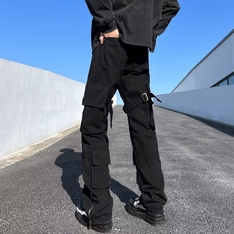 Herren Cargo-Hose mit modernen Zip-Elementen und multifunktionalen Taschen Echoarchiv