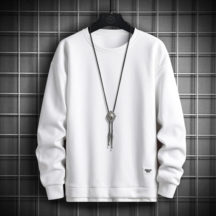 Herren lässiger Sweatshirt mit strukturiertem Stoff und modernem Schnitt Echoarchiv