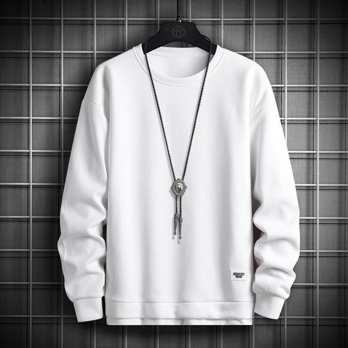 Herren lässiger Sweatshirt mit strukturiertem Stoff und modernem Schnitt Echoarchiv