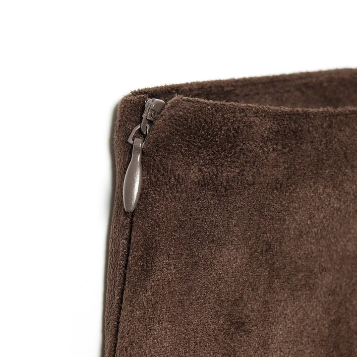 Damen A-linien Rock aus weichem Wildlederimitat mit elegantem Fall Echo Archiv