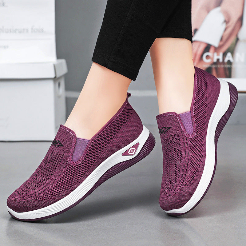 Damen Atmungsaktive Slip-On Sneakers mit flexibler Sohle und rutschfestem Profil Echo Archiv