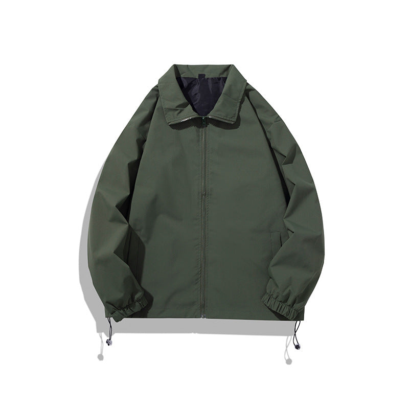 Herren Übergangsjacke mit verstellbarer Kapuze und elastischen Bündchen Echoarchiv