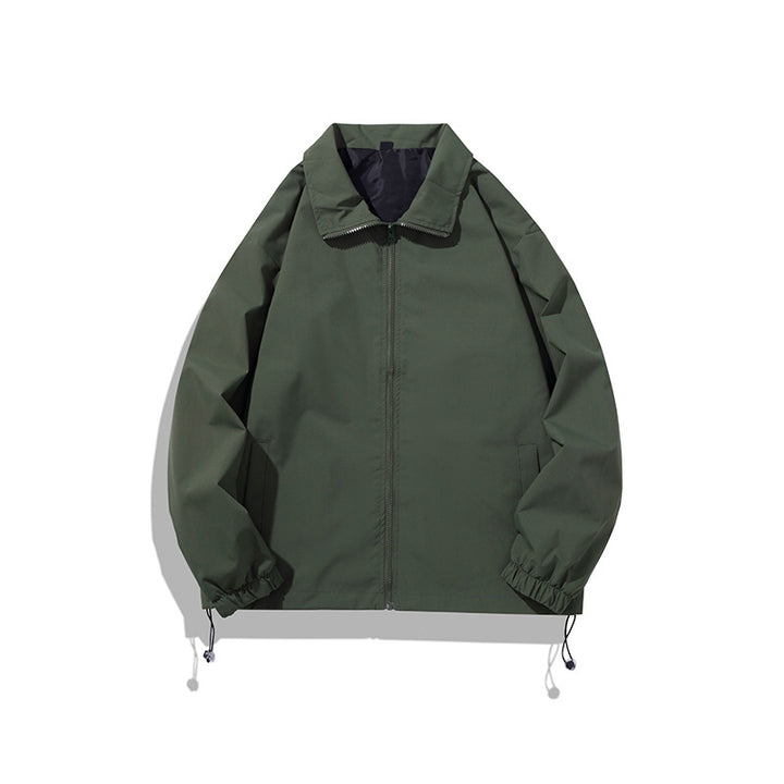 Herren Übergangsjacke mit verstellbarer Kapuze und elastischen Bündchen Echoarchiv