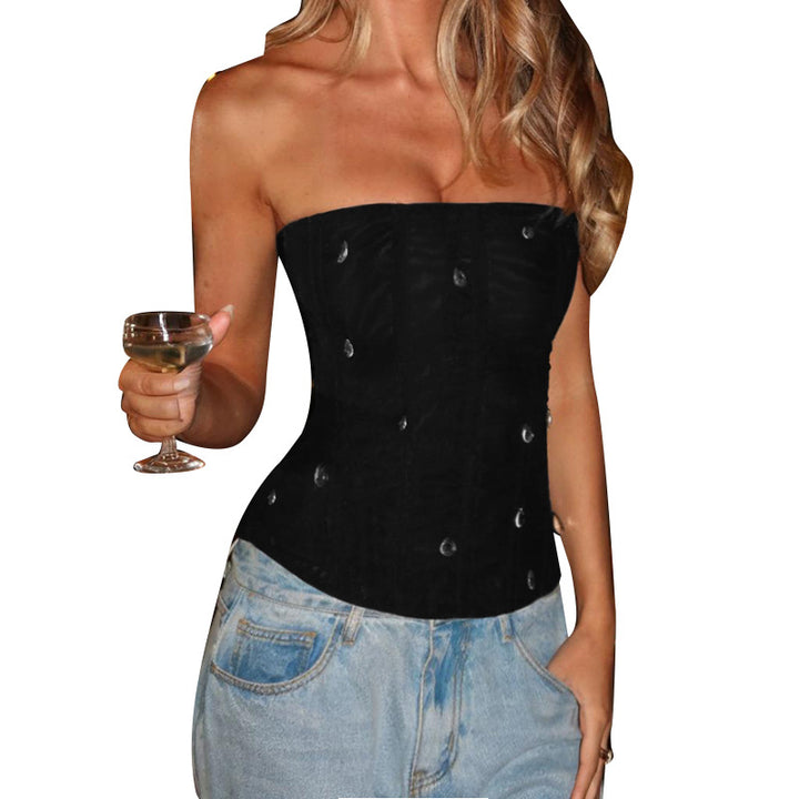 Damen Hochwertiges Bustier-Oberteil mit elegantem Schnitt Echo Archiv