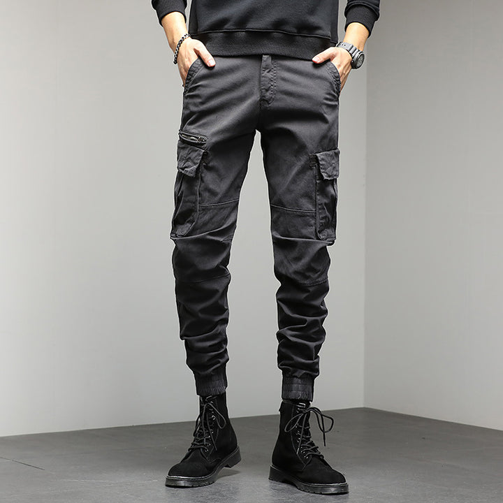 Herren Tactical‑Style Cargo‑Joggerhose mit multifunktionalen Taschen und elastischen Bündchen Echo Archiv