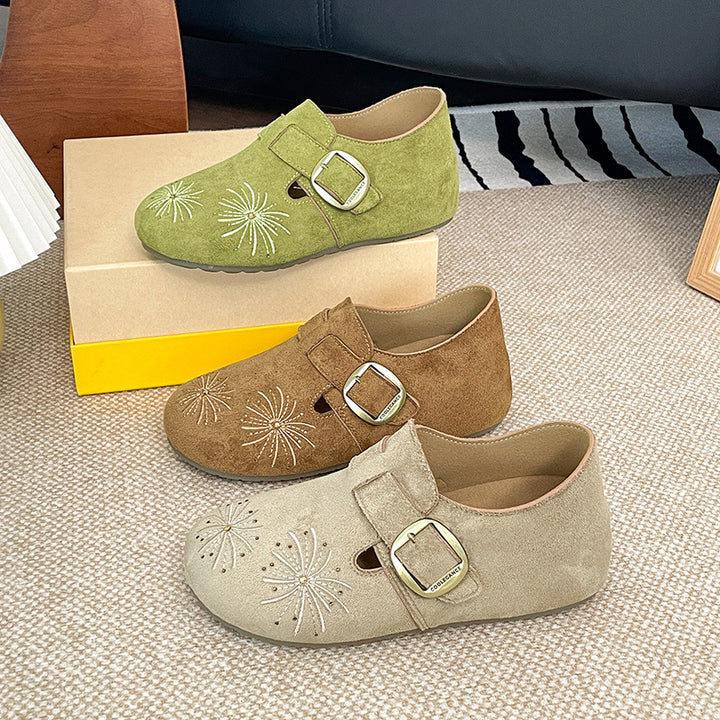 Damen Elegante und bequeme Clogs aus hochwertigem Wildleder Echo Archiv