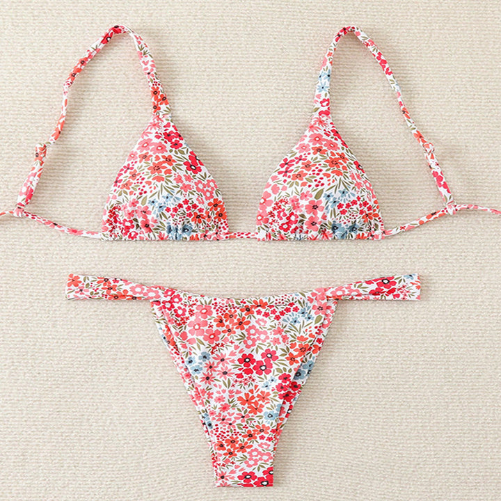 Damen Triangel-Bikini mit elegantem Floral-Muster Echo Archiv