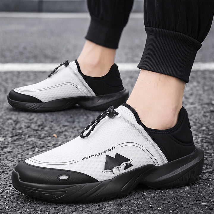 Unisex leichter atmungsaktiver Schlupfsneaker mit Schnellverschluss und stoßdämpfender Sohle Echoarchiv
