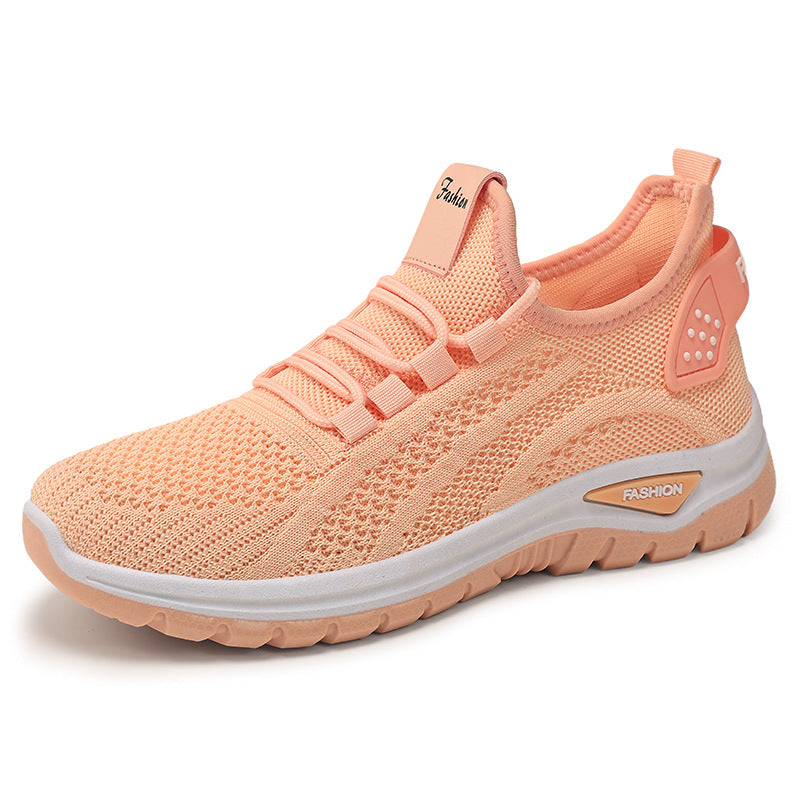 Damen nan sockenähnlicher Strick-Fit Sneaker mit elastischer Schnürung, gelochter Fersenverstärkung und dämpfender Plateau-Sohle Echo Archiv