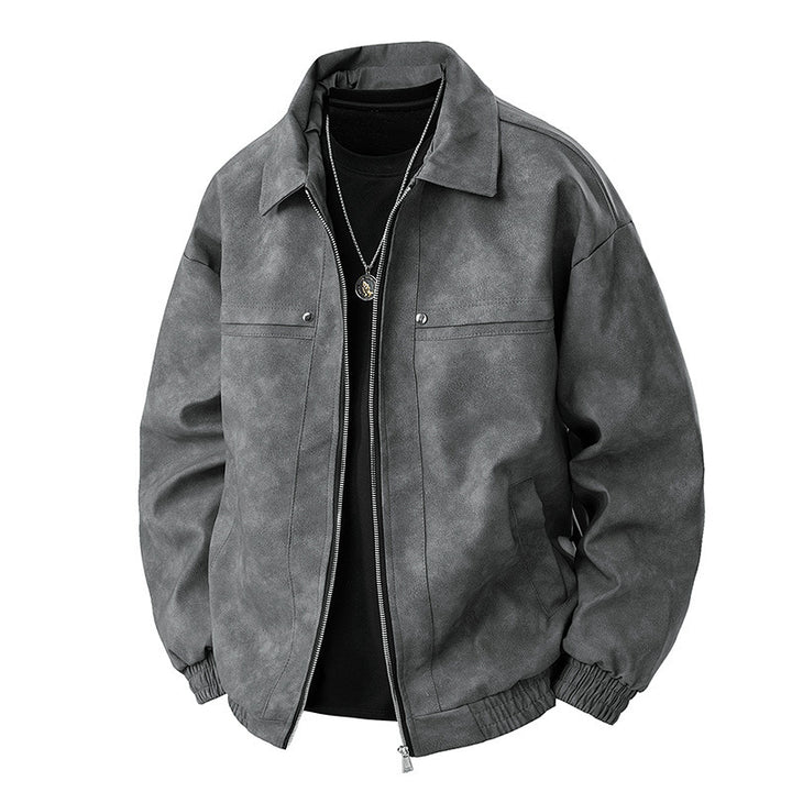 Herren Lässige Wildlederjacke Echo Archiv