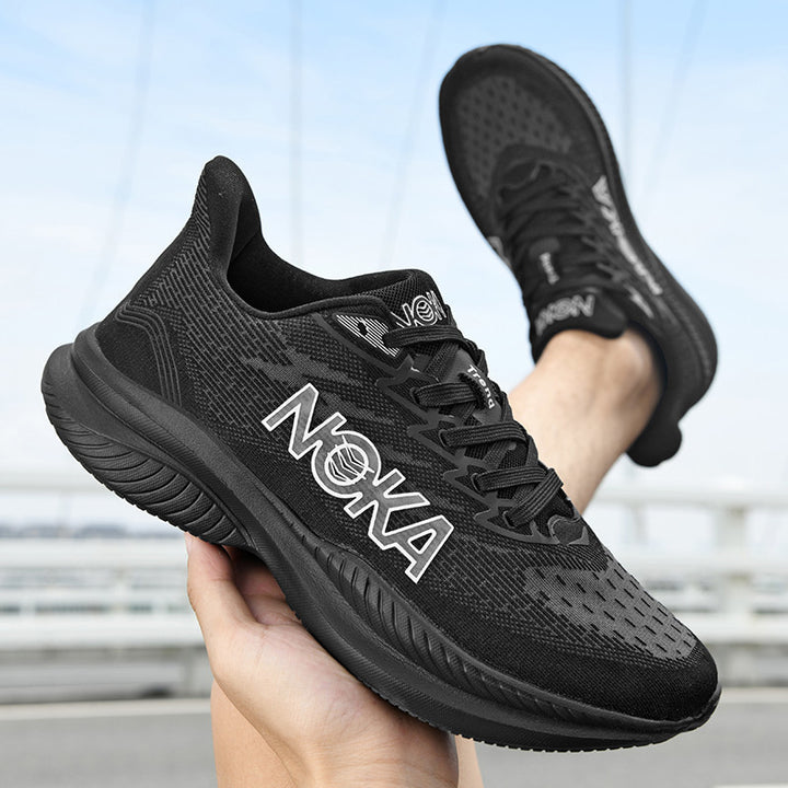 Unisex reaktive Komfort-Roadrunner mit nahtlosem Strickoberteil, anatomischer Fersenmulde und griffiger Profilsohle – Tavélo