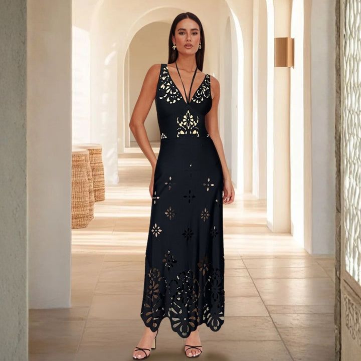Damen Einteiler Badeanzug mit kunstvollem Cut-Out Design Echo Archiv
