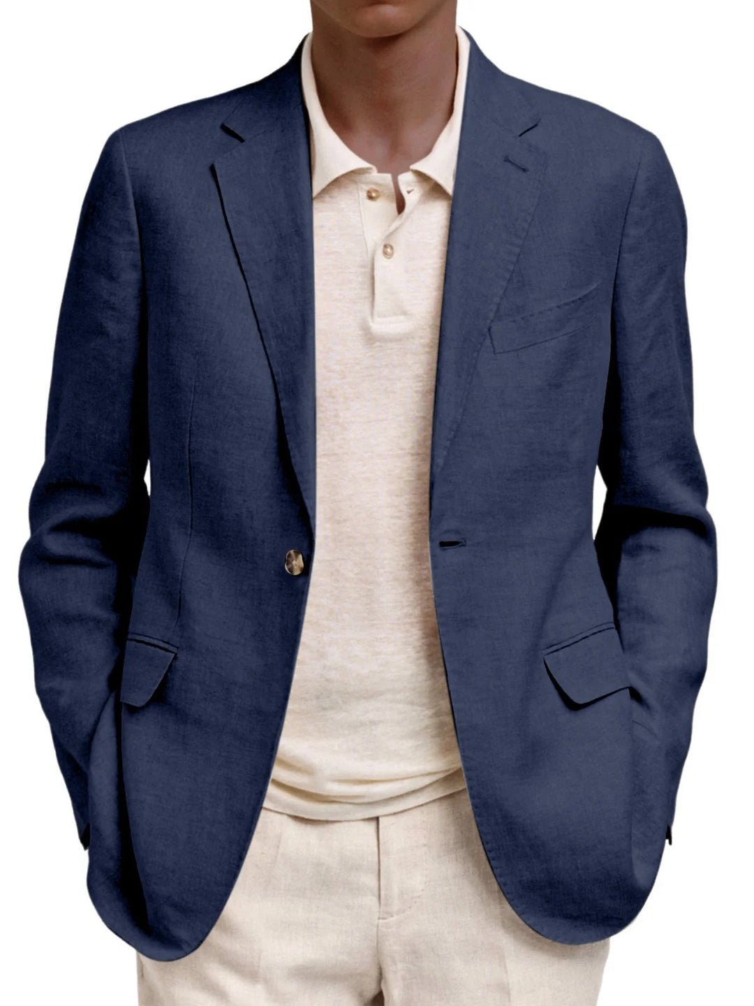 Herren Elegante Leinenjacke Echoarchiv