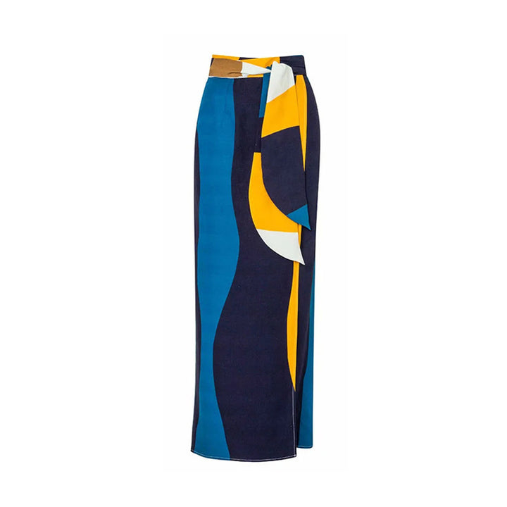 Damen Einteiler Badeanzug mit raffiniertem Wellenmuster Echo Archiv