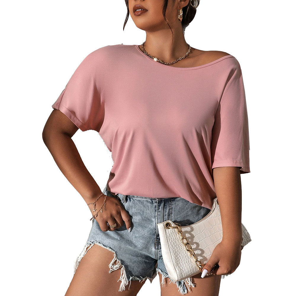 Damen lässiges Oberteil mit schickem Schulterdesign und weichem Material Echo Archiv