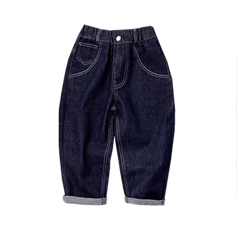 Unisex Bequeme Denim-Hose mit elastischem Bund Echo Archiv