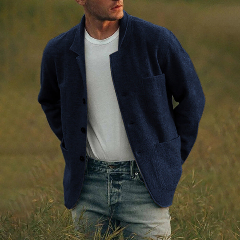 Herren lässige Strickjacke Echoarchiv