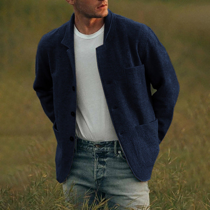Herren lässige Strickjacke Echoarchiv