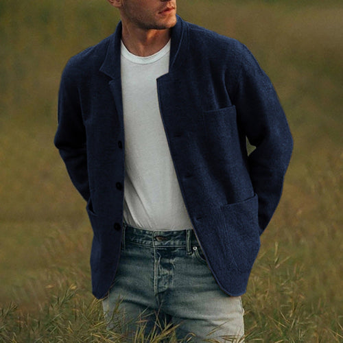 Herren lässige Strickjacke Echoarchiv