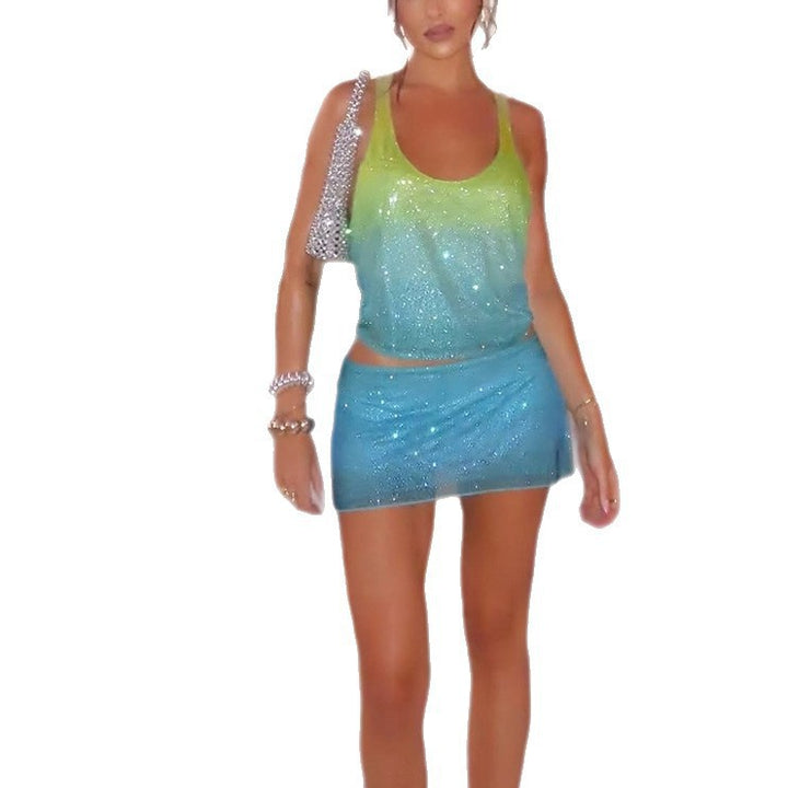 Damen glitzerndes Strandoutfit Echo Archiv