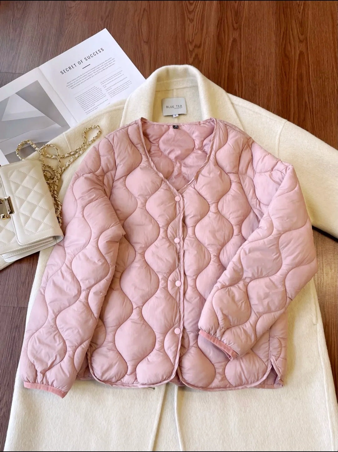 Damen Elegante, gefütterte Steppjacke Echoarchiv