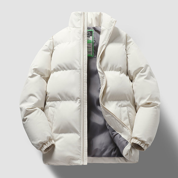 Unisex nan gesteppte Winterdaunenjacke mit hohem Stehkragen und elastischen Bündchen Echo Archiv