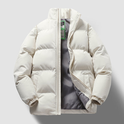 Unisex nan gesteppte Winterdaunenjacke mit hohem Stehkragen und elastischen Bündchen Echo Archiv