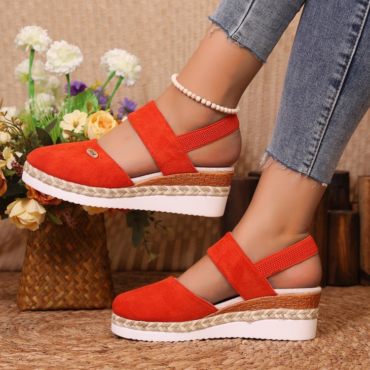 Damen Keil-Slingback Espadrille mit gepolstertem Komfortfußbett – Sorelia