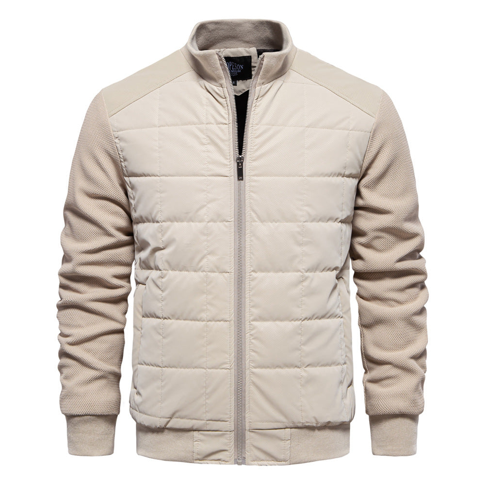 Herren Steppjacke mit sportlichen Details und praktischem Reißverschluss Echoarchiv