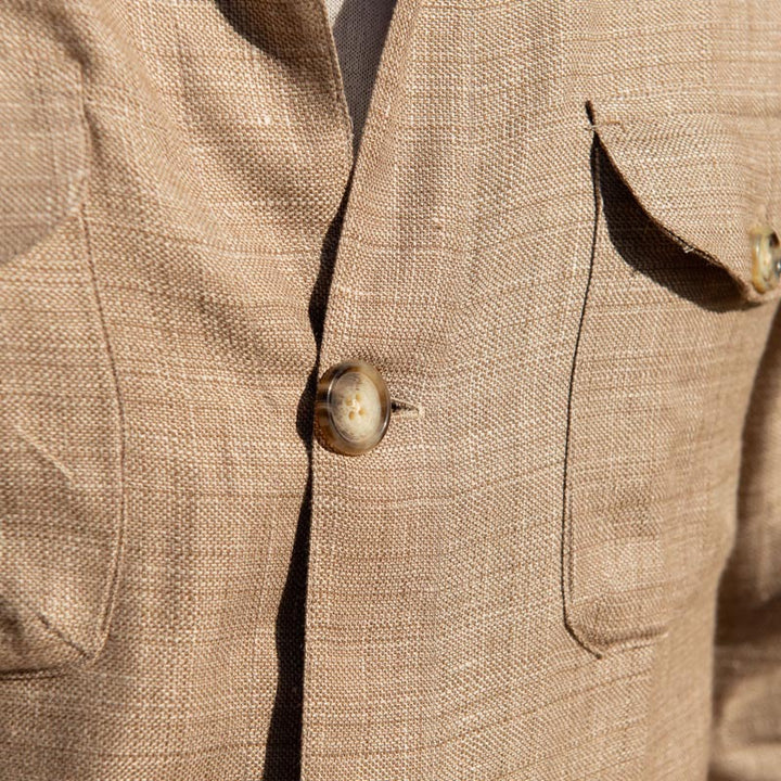 Herren lässige Jacke mit strukturiertem Design und praktischen Taschen Echoarchiv