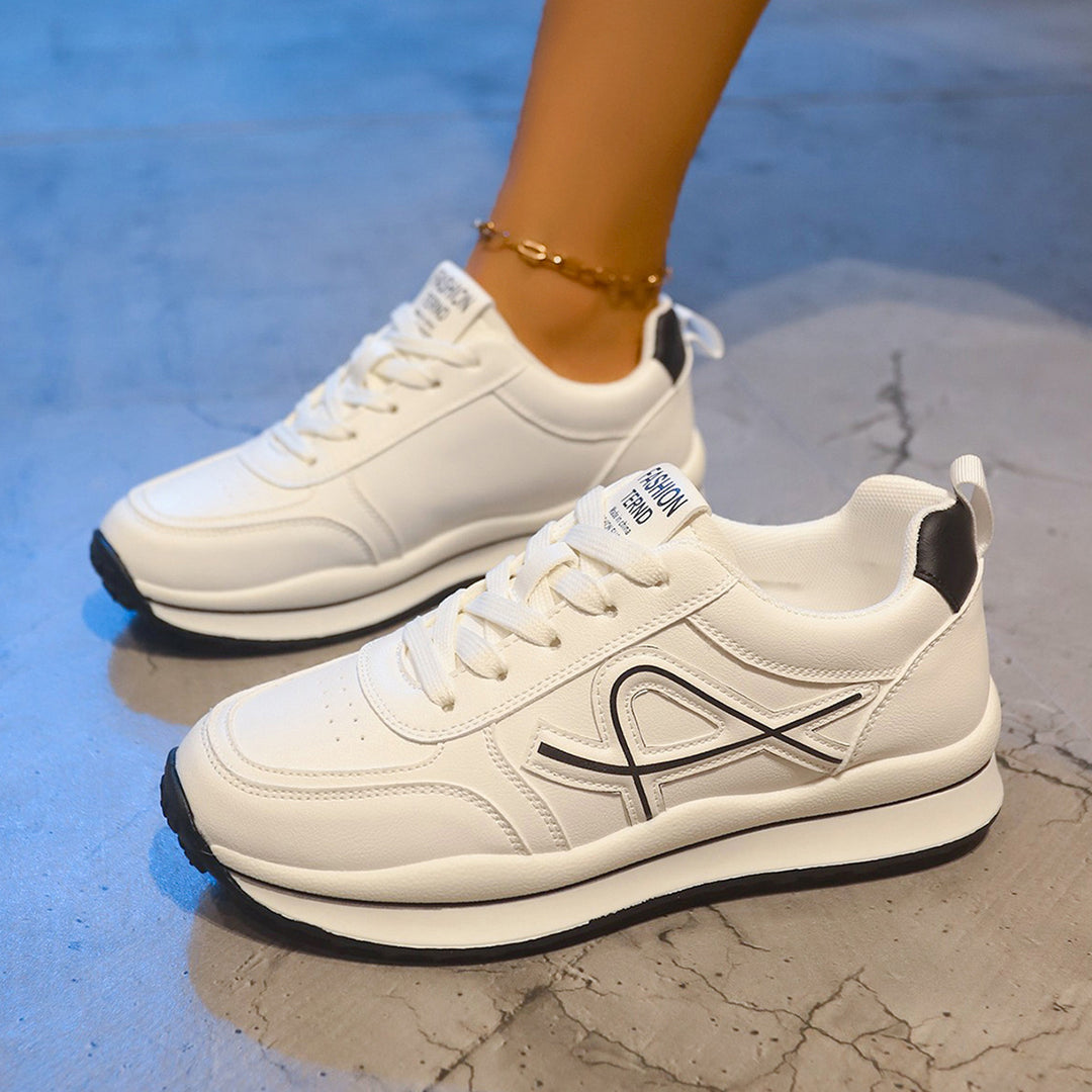 Damen nan leichte City-Sneaker mit erhöhtem Profil, stoßdämpfender EVA-Zwischensohle und rutschfester Gummilaufsohle Echo Archiv