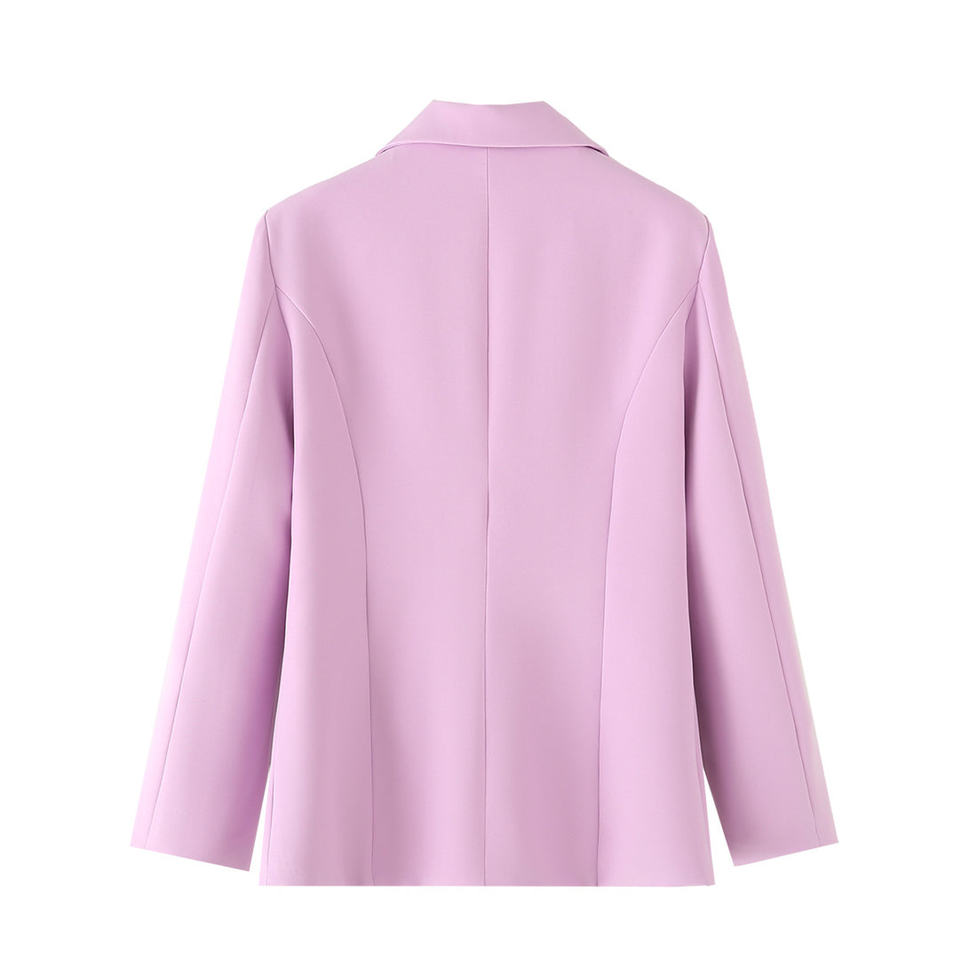Damen taillierter Blazer mit Kellerfalten und Ein-Knopf-Verschluss – Valéne