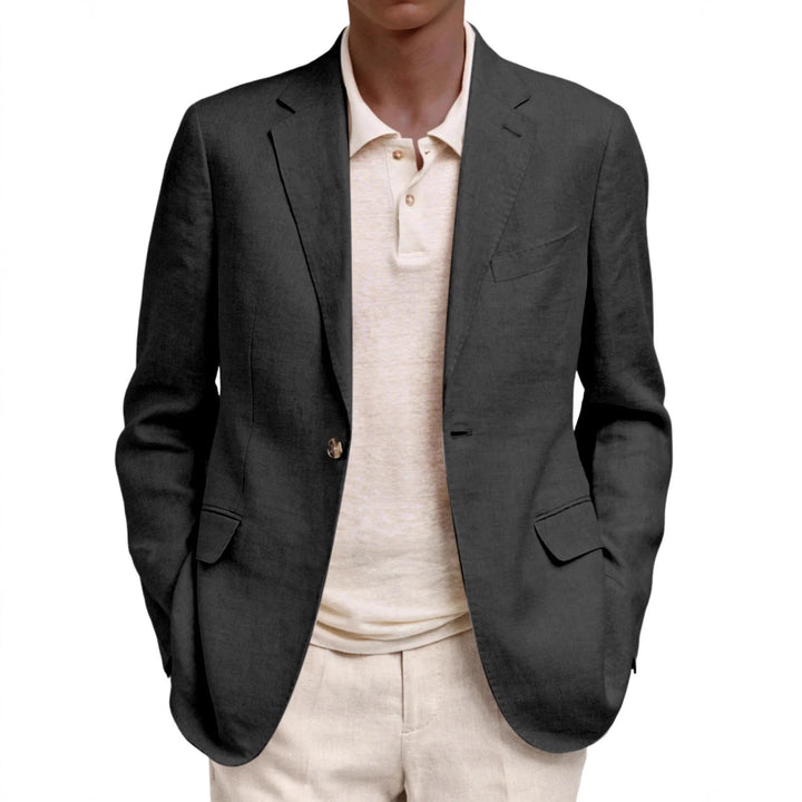 Herren Elegante Leinenjacke Echoarchiv