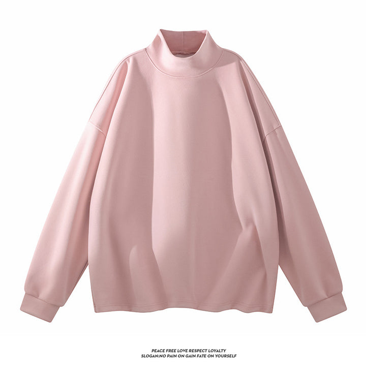 Damen Modische Sweatshirt mit Stehkragen Echoarchiv